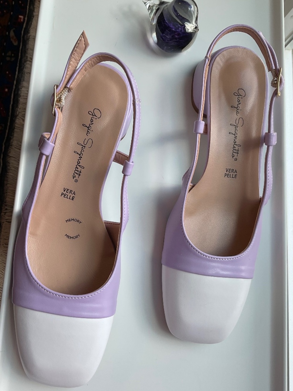 Italian designer shoes, genuine leather, women’s size 8